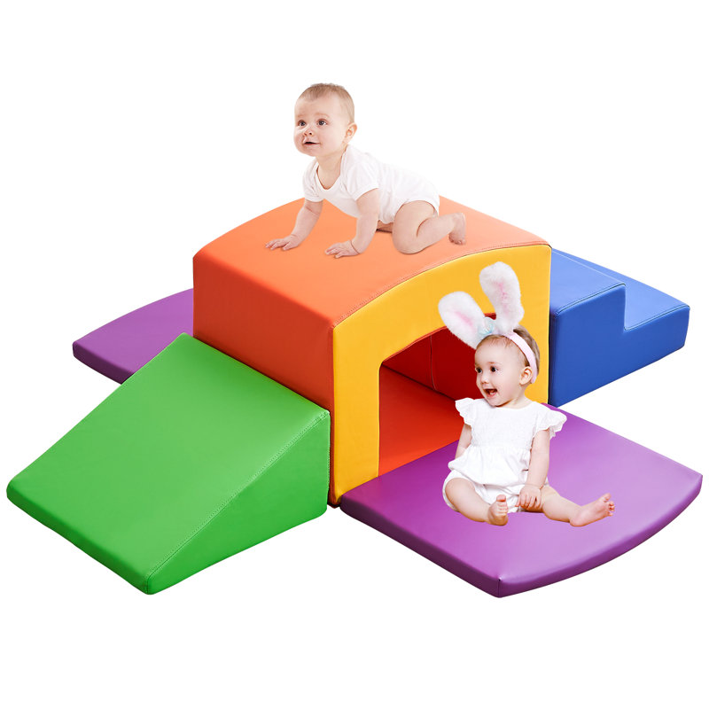 linor Foam Climbing Blocks for Toddlers, 5 Pcs Climbing Toys for
